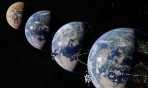 Four stages of Earth.