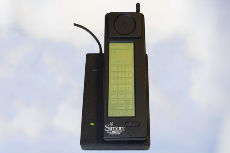 The IBM Simon Personal Communicator, the world's first smartphone.