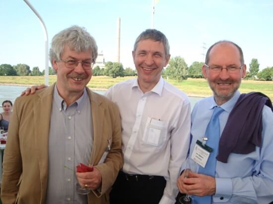 Study leaders (L to R), Tim Bishop, John Burn, and John Mathers.