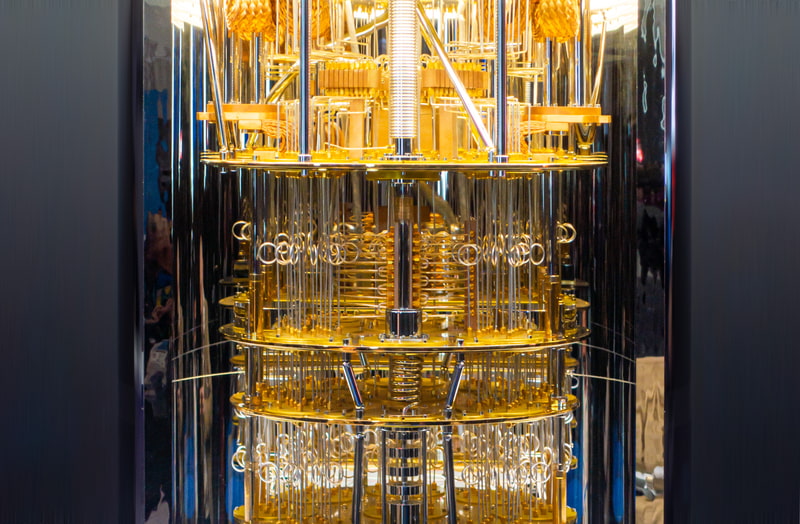 IBM Q System One Quantum Computer at the Consumer Electronic Show CES 2020.