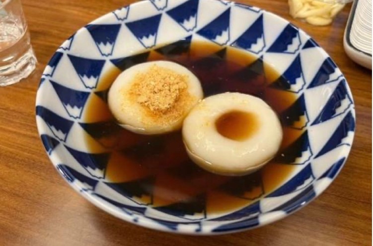 Traditional Hakka dessert Niu Wen Shui, taken in December 2022.