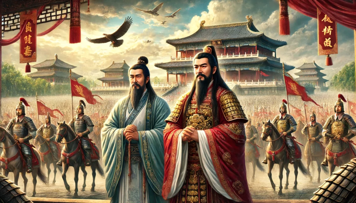Jiang Ziya and King Wu of Zhou.