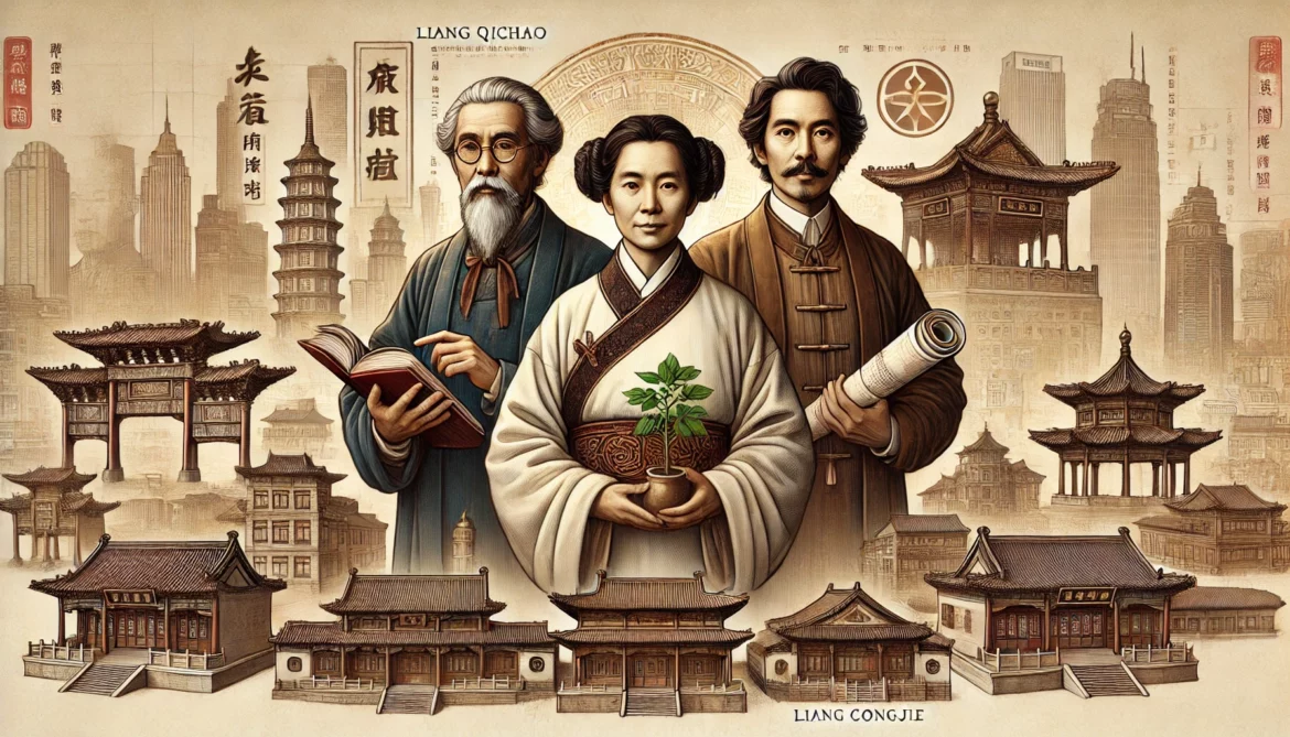 Three generations of the Liang family.