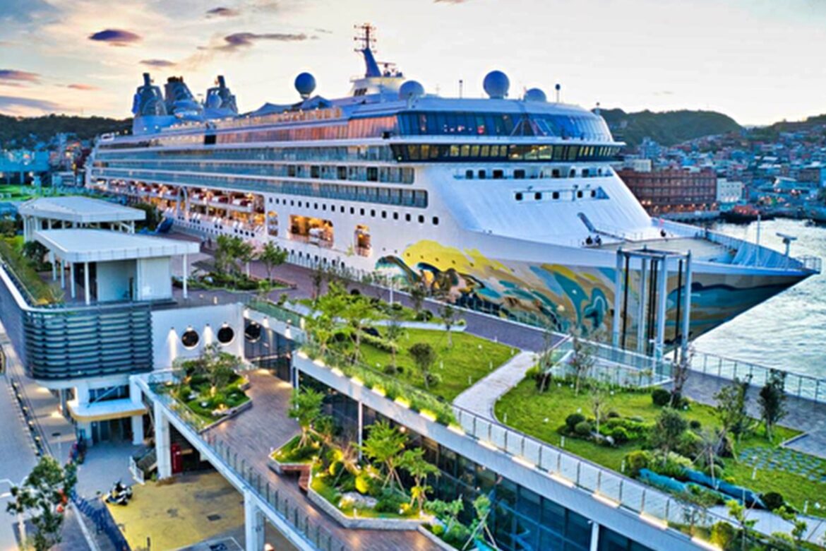 The Lido Deck Garden in Keelung in northern Taiwan.