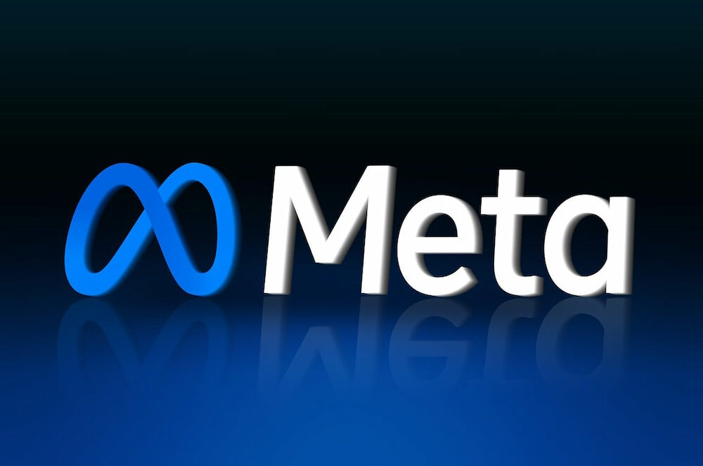 The Meta logo.