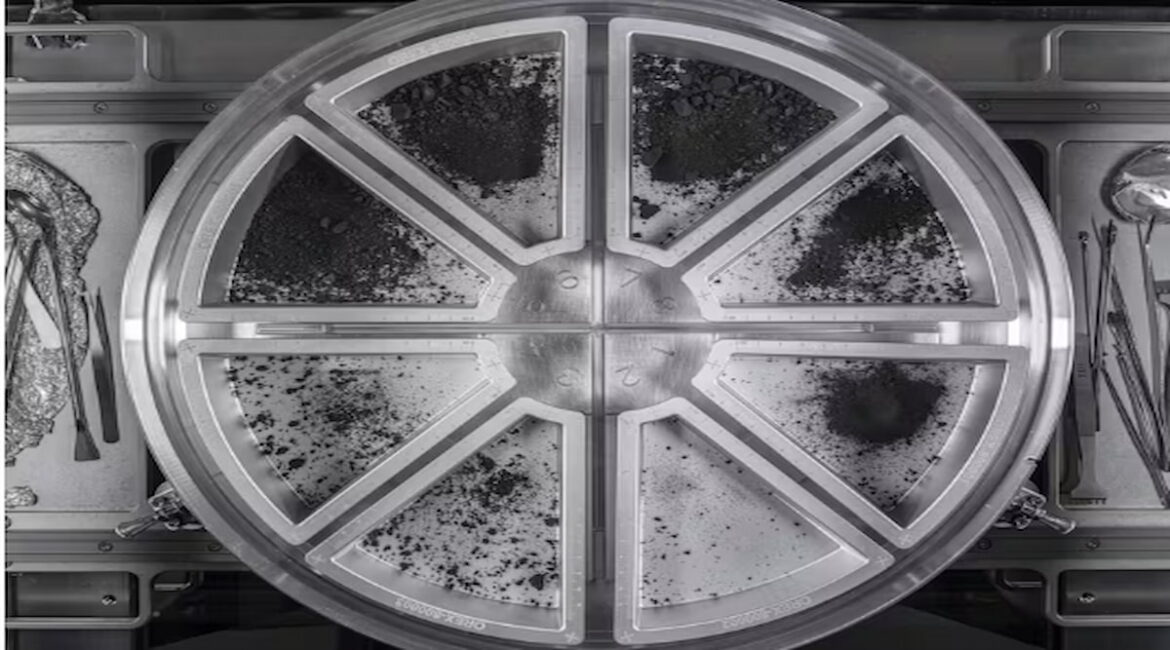 Asteroid Bennu sample trays.