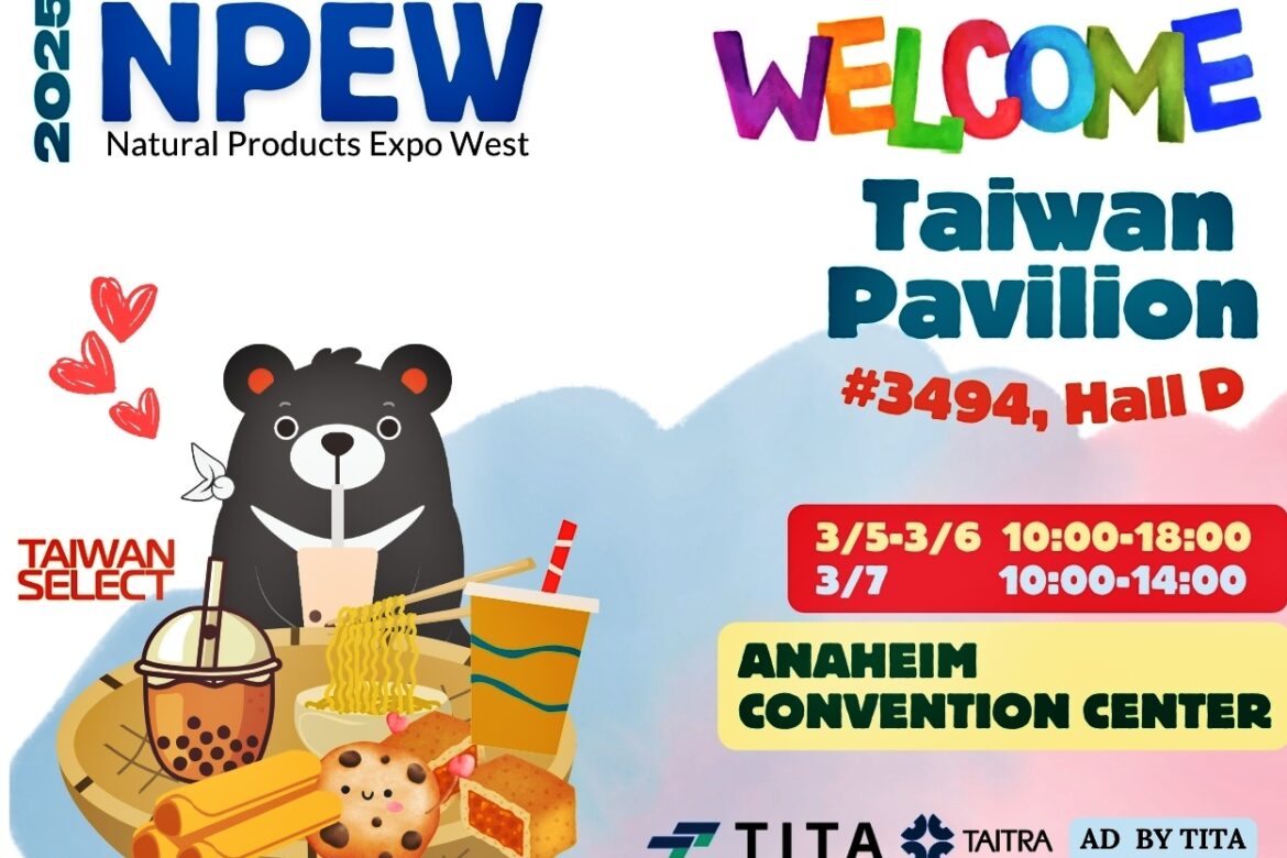 Taiwan Pavilion at the Natural Products Expo West 2025.