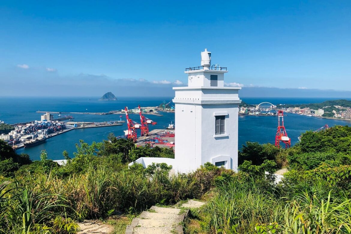 Chiutzushan Lighthouse (球子山燈塔) in Taiwan.