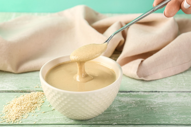 Among its many health benefits, sesame paste is especially valued for its calcium content, which supports strong bones.