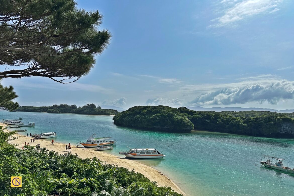 Kabira Bay in Ishigaki, Okinawa, Japan.