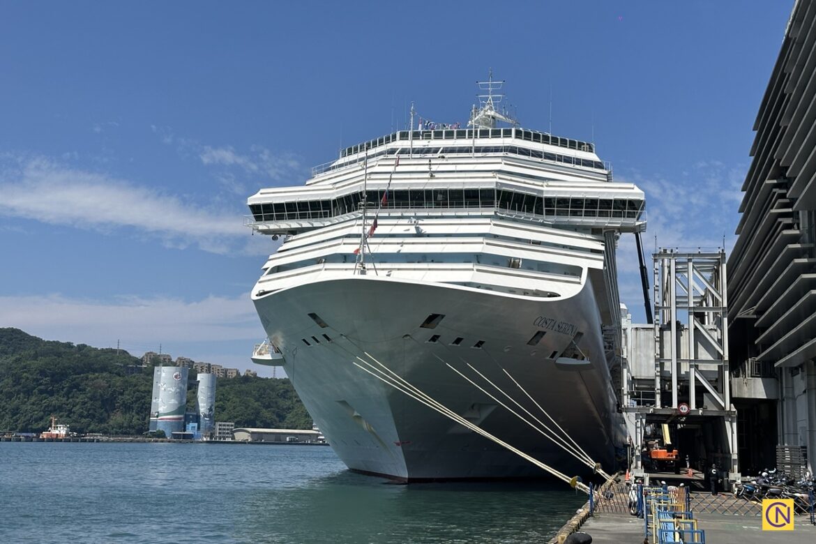 The Costa Serena cruise ship.
