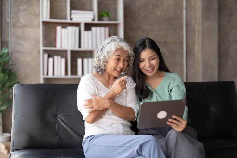 Children who come to give back speak gently, treat their parents with warmth, and patiently help them navigate a changing world.