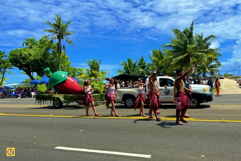 One of the float entries at the 81st Guam Liberation Day Parade.