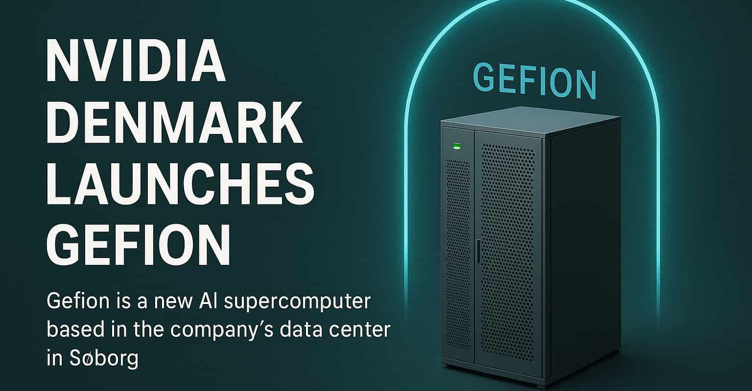Symbolic Illustration: Gefion, NVIDIA’s new AI supercomputer, launched from Denmark to accelerate global research and innovation. 
