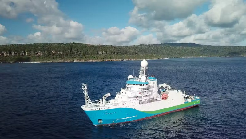 Australia’s ocean research vessel RV Investigator, operated by the CSIRO Marine National Facility, was used to explore deepsea life around Christmas Island in the Indian Ocean.