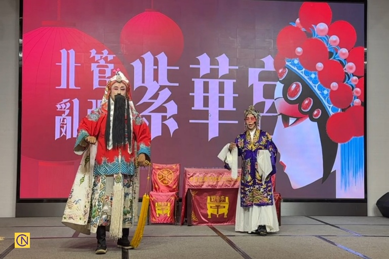 The classic Beiguan Luantan opera (亂彈戲) Zihua Temple — Xue Rengui Came Home was performed at the Keelung Beiguan Arts Festival.
