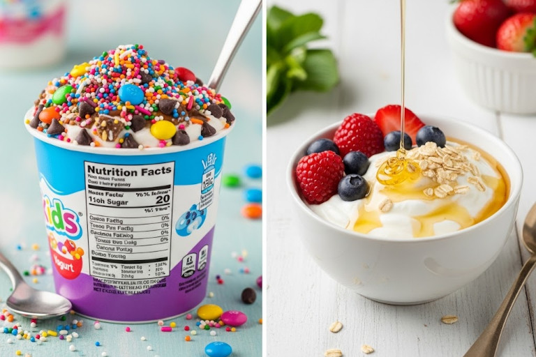 For heart health, check labels and swap overly sweet yogurts for naturally delicious options.