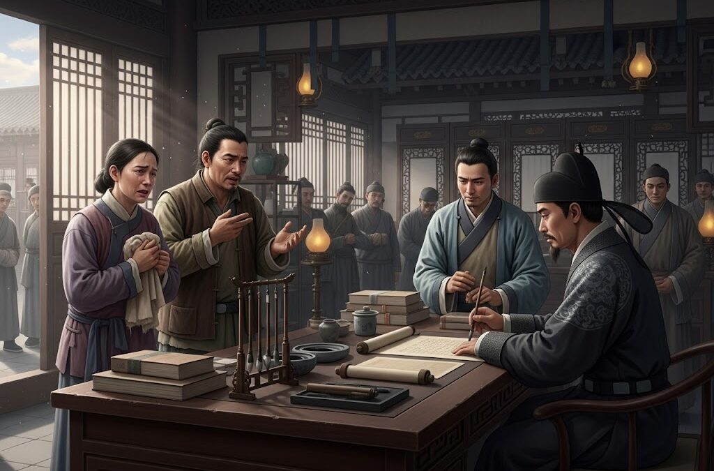 Once, a young maidservant from a wealthy family went missing, and the family was unable to locate her. The young girl’s parents went to the county government to file a complaint.