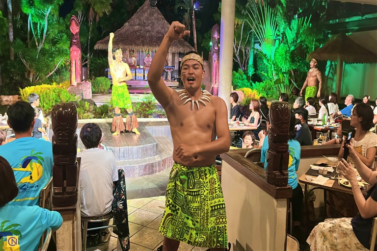 The vibrant Chamorro dance performance immerses guests in the heart of Guam's premier cultural dinner show, providing a unique cultural experience.