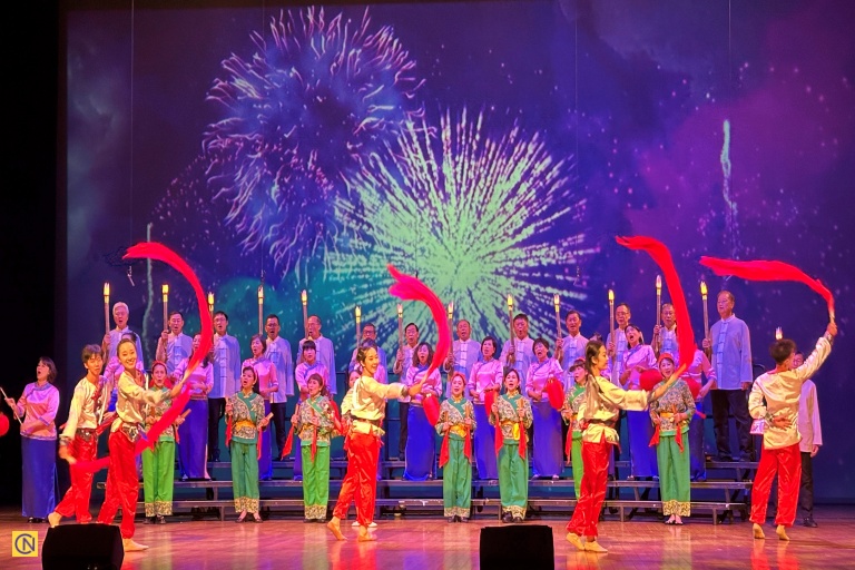 The Hakka musical of the 'Fire Dragon Mountain Dance: Celebrating the Harvest' (火龍遶山慶豐年).