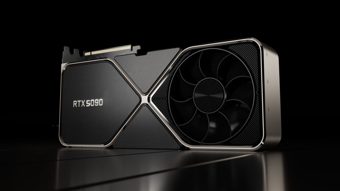 An RTX 5090 gaming GPU.