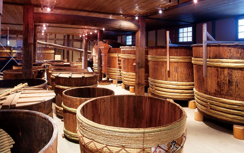 A sake brewery.