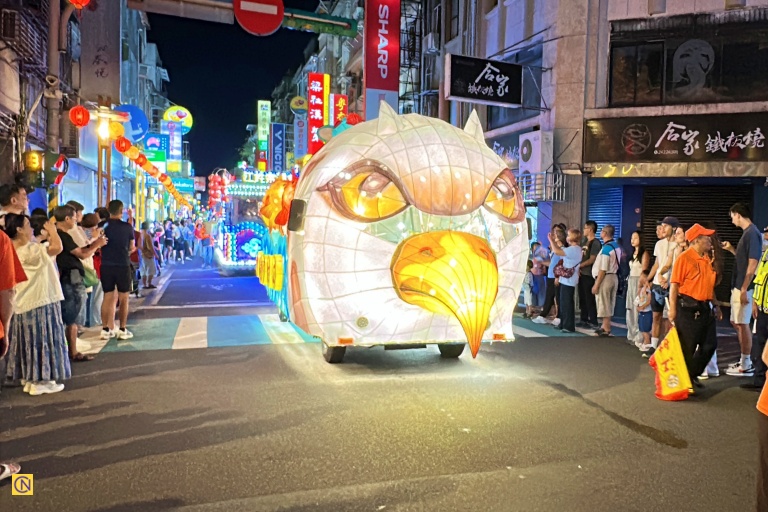 A festival float at the 2025 Keelung Mid-Summer Ghost Festival.