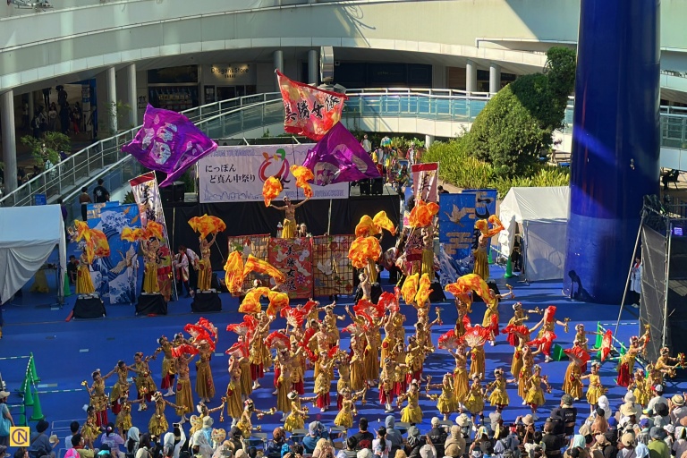 Performances at Spaceship Aqua in Oasis 21 Urban Park.