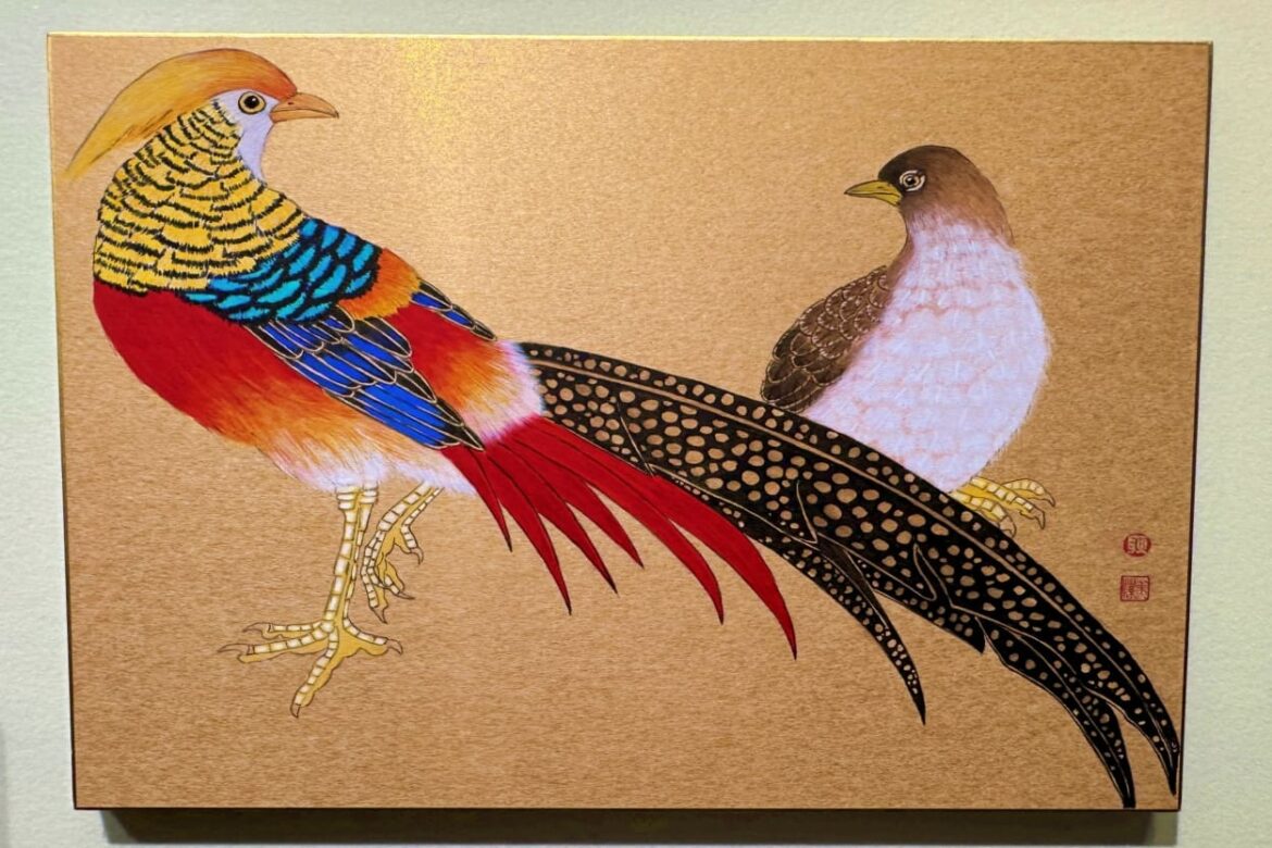 Gongbi Painting Exhibition in Keelung, Taiwan.