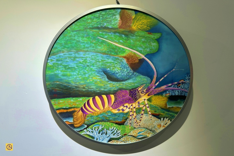 The exhibition’s design offers a dynamic, immersive experience, blending individual and collaborative works.