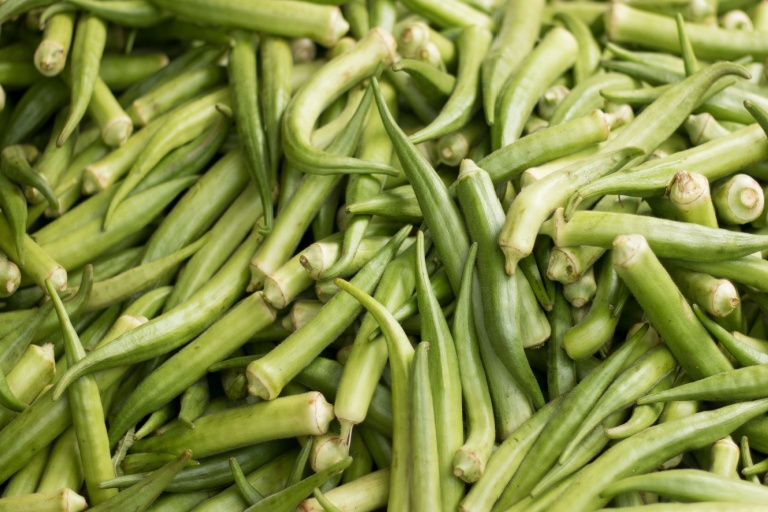 The team cut up okra pods, blended fenugreek seeds, soaked them overnight in water, and then dried the goo into powders.