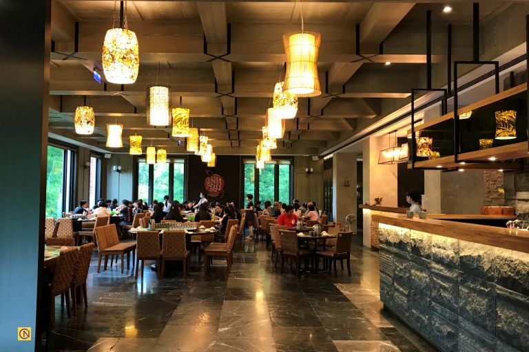 With its cultural ambience and serene garden views, dining at the restaurant is truly unforgettable.