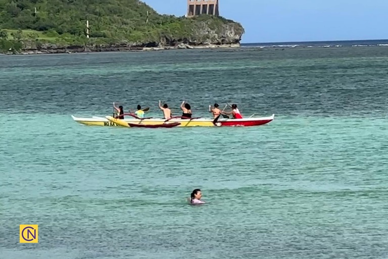 Matapang Beach offers an unforgettable canoeing experience that perfectly blends adventure with relaxation.