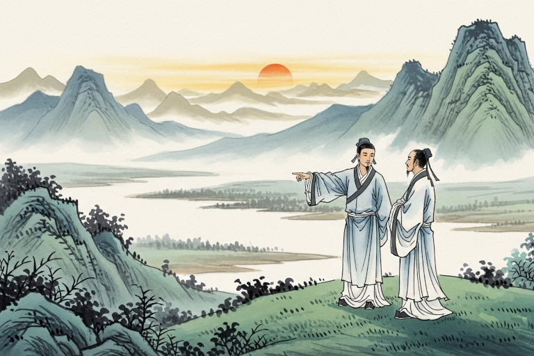 Tao Kan unhesitatingly shared the other auspicious site with his close friend, Zhou Fang.