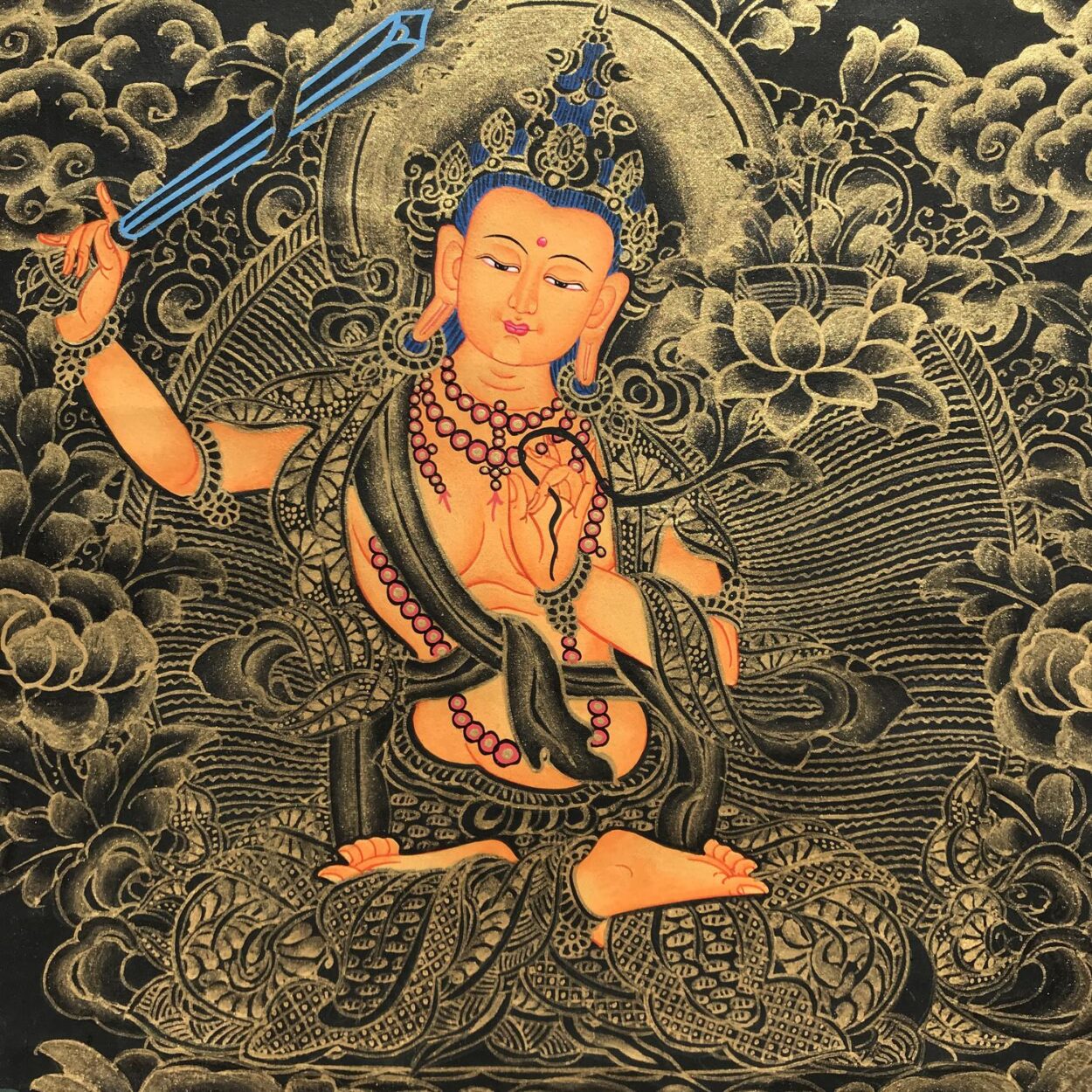 There once lived a man named Jia Luoyue, whose greatest aspiration in life was to gain the vast wisdom of Manjushri Bodhisattva — the embodiment of transcendent insight in Mahayana Buddhism.