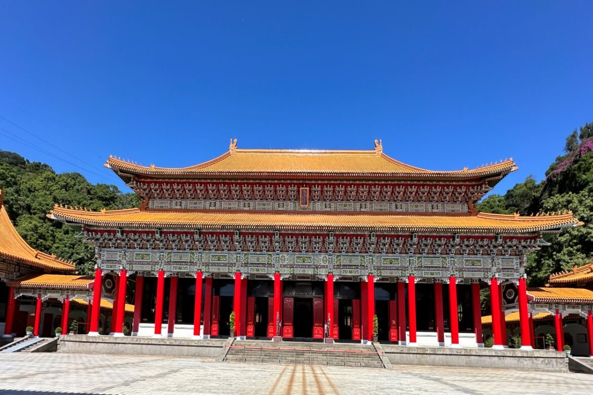 Taipei’s National Revolutionary Martyrs’ Shrine in Taiwan.