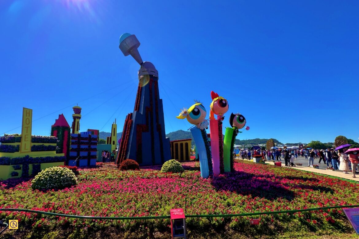 The 2025 Xinshe Flower Sea & Taichung International Flower Carpet Festival in Taiwan.