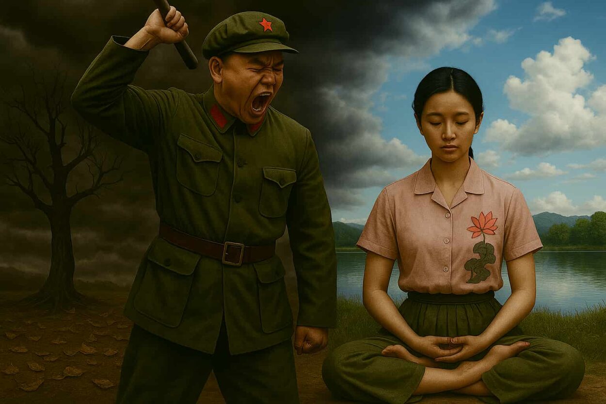 Illustration of how Mao's legacy in the CCP's culture gave rise to the persecution of minorities like FalunGong.