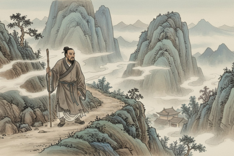 Driven by his belief in universal love and action, Mozi endured seven days and nights of arduous travel to reach the enemy state, determined to stop a devastating war before it could begin.