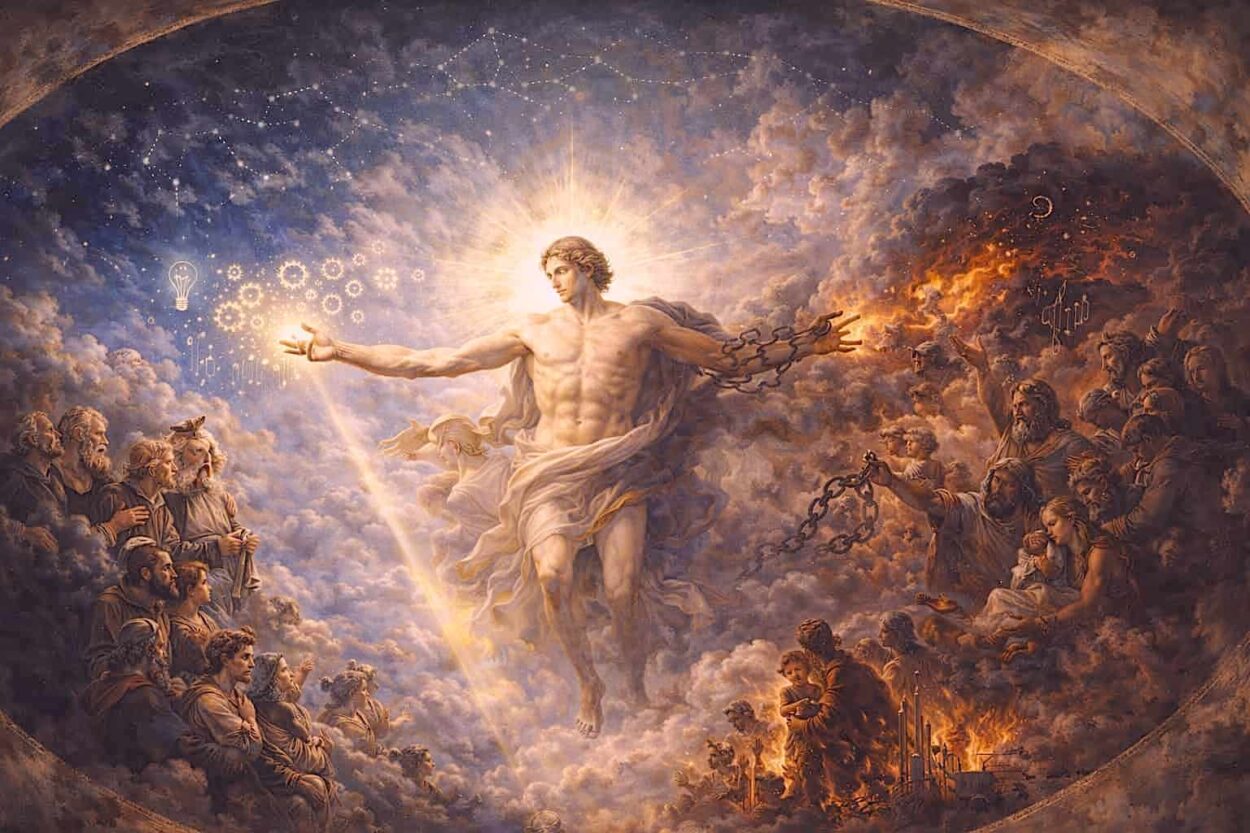 History is a stage where human decisions and consequences mix in an interplay of divine intervention.