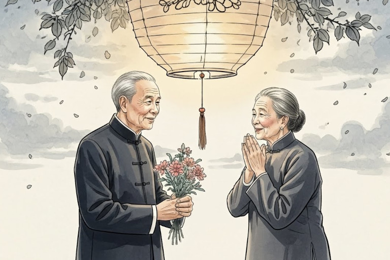 Even a handmade lantern becomes unforgettable when it’s created to keep a simple promise of love.