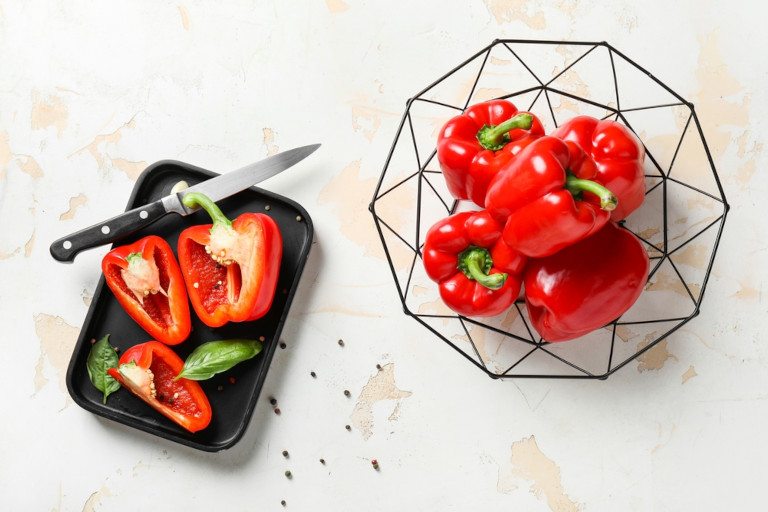 Eat red bell peppers raw when possible, or add briefly at the end of cooking, for improved joint comfort.