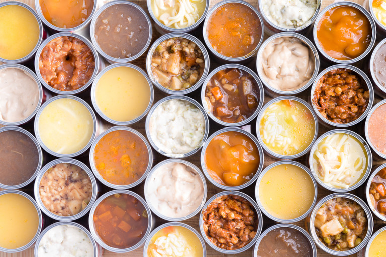 Canned concentrated soups often contain more than 80% of an adult’s recommended daily sodium intake, making them an unhealthy choice