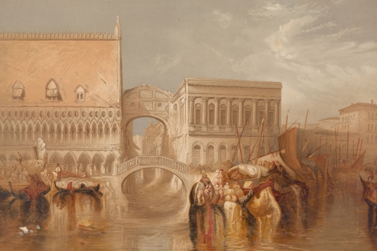 Venice’s Bridge of Sighs (Ponte dei Sospiri) was built around 1600, during the twilight of the Venetian Republic.
