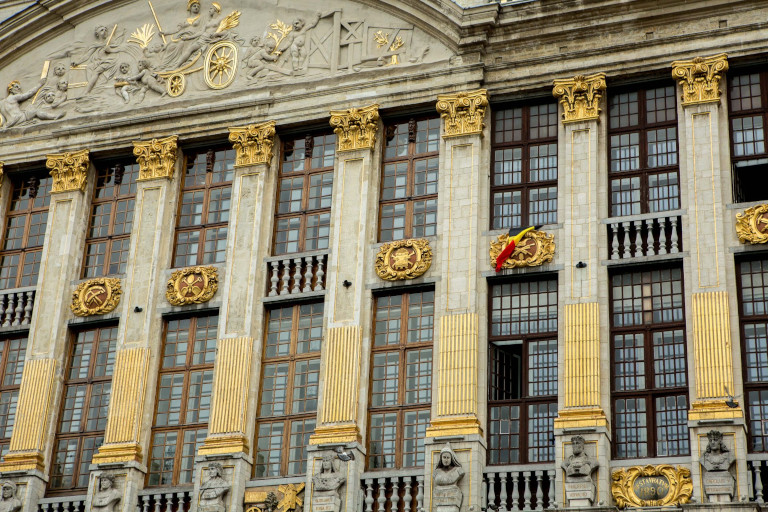 Maison des Ducs de Brabant (Dutch: 'House of the Dukes of Brabant') façade.