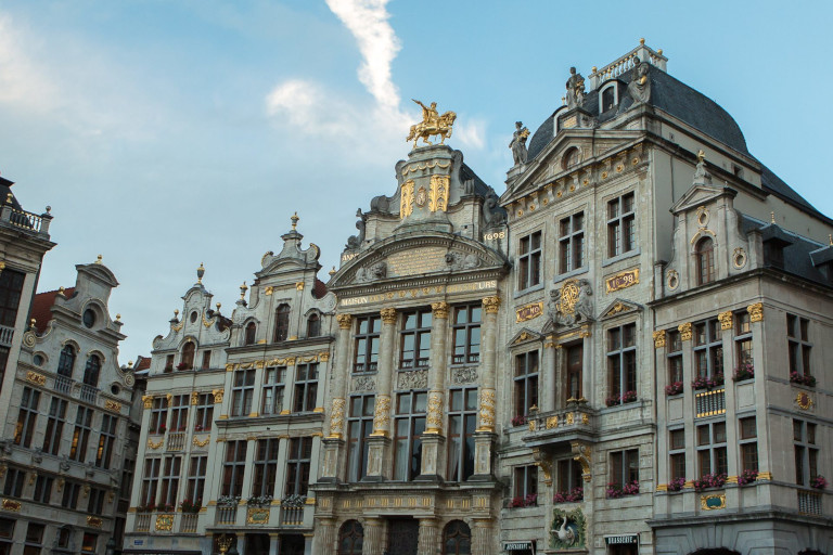 Guild houses on the Grand-Place, Brussels.