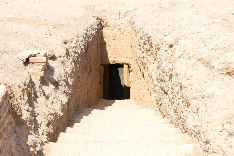 In Xinjiang, China, ancient dough figurines have been found preserved in tombs for well over a thousand years.