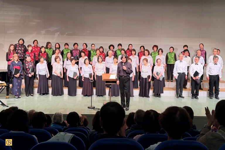 Taiwan-Japan Choir joint performance: 'Bang Chhun Hong' and 'Kita no Haru.'