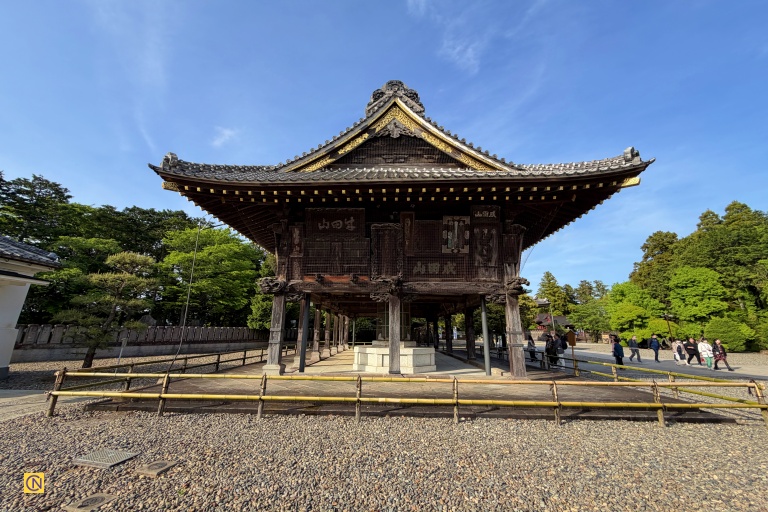 Gakudo Hall at Naritasan Shinshoji Temple showcases traditional votive artworks and Japan’s rich cultural heritage.