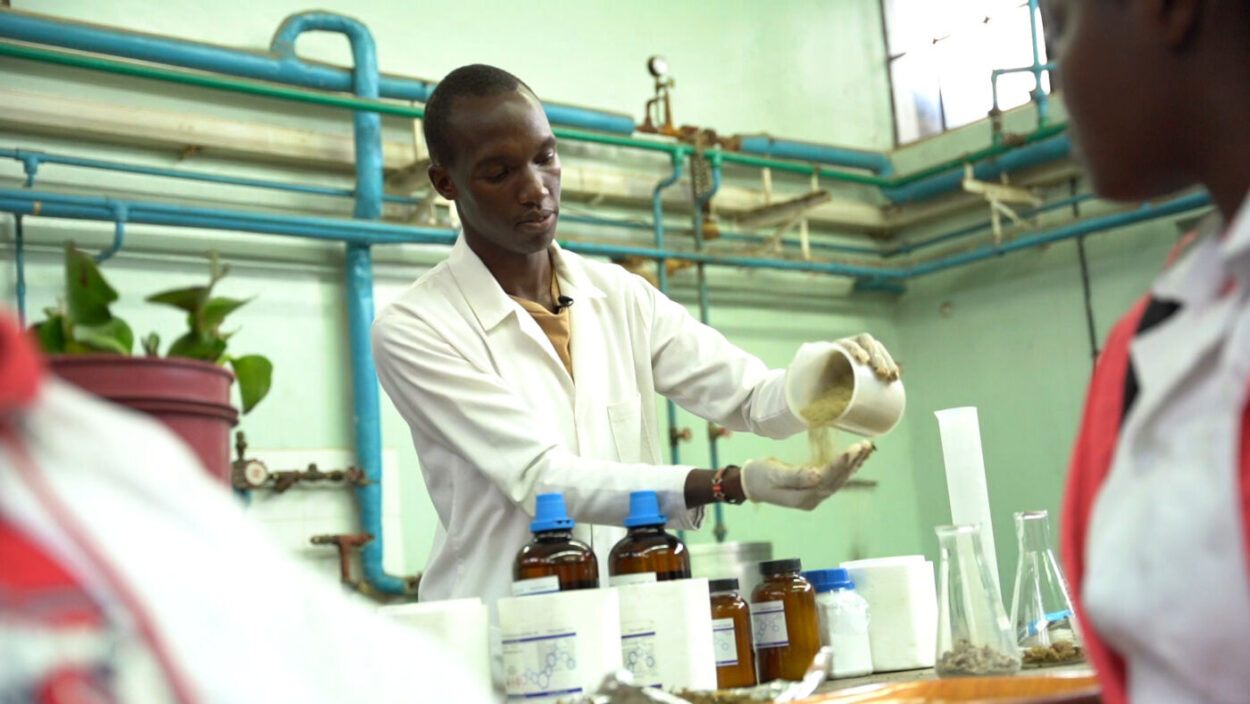 Founded in 2022 as HyaPak Ecotech Limited, the company has spent four years moving from campus prototypes — Nguthiru describes the early ones as clunky — to a small but real product line, all of it derived from harvested hyacinth pulp.